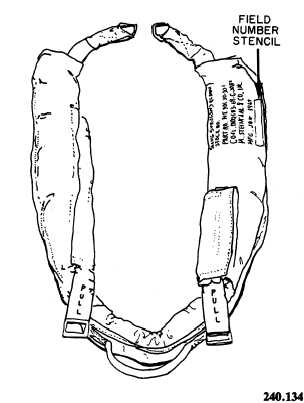 Rescue strop (horse collar)